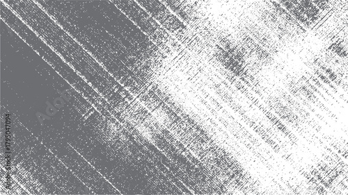 Textured gray and white abstract background with diagonal lines and speckles grunge distressed