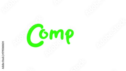 Company Explanatory Text Animation with Animate In Effect