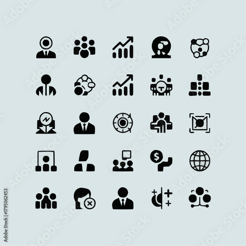 Business Icons: A curated collection of business-related icons that is ideal for presentations, websites, and business applications.