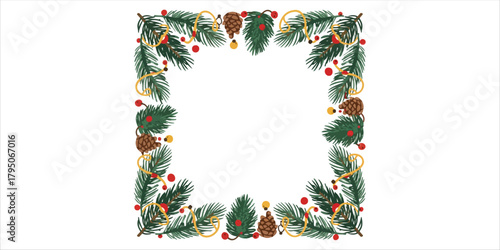 christmas frame A bold yet minimalist composition with handcrafted textures, geometric forms, and clean color blocks. A modern and elegant design that balances simplicity with artistic warmth on white