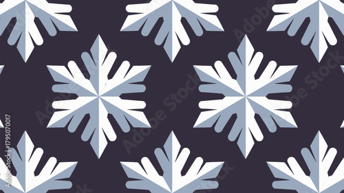 Charming snowflake pattern brings winter's magic to your designs, perfect for holiday promotions, festive backgrounds, and winter-themed projects