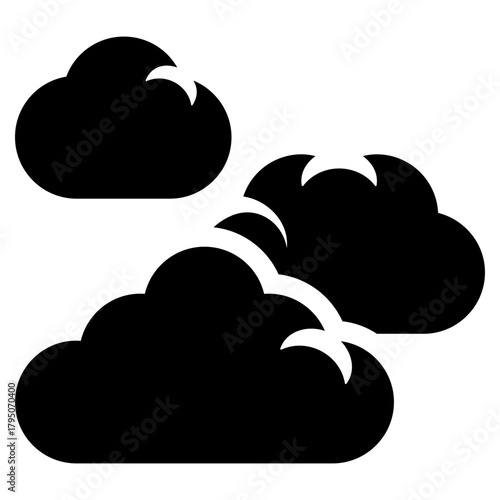 cloudy clouds icon