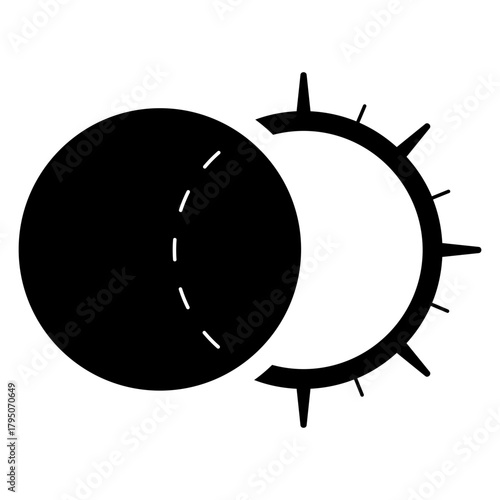 solar eclipse icon