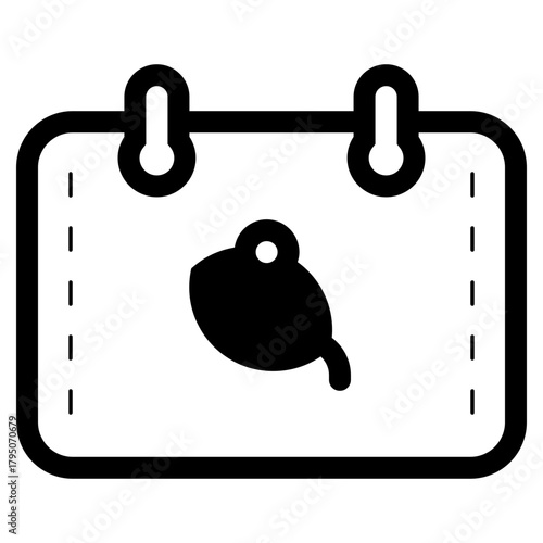 spring season calendar icon