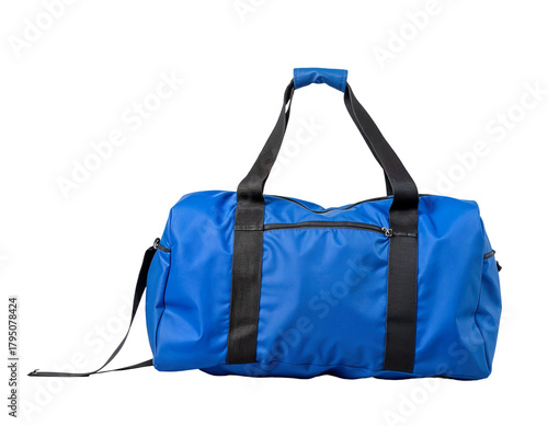 Vibrant Blue Duffel Bag for Sports and Travel