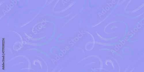 Gradient Doodles on Lilac Seamless Pattern