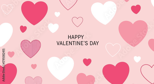 Happy Valentine's Day Heart Background