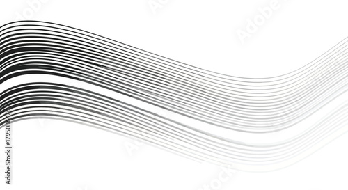 Abstract Wave Lines - Vector Illustration for Dynamic Designs