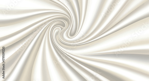 Elegant Swirl of Soft Creamy Fabric Texture Background