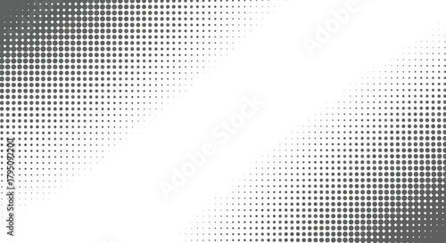 Gradient Halftone Dots Pattern Background for Modern Design