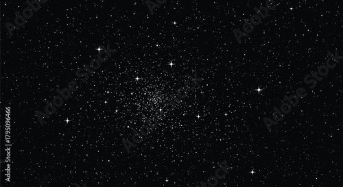 Stunning Starry Night A Universe of Sparkling Light and Cosmic Dust