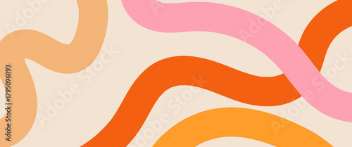 abstract background for summer. Creative concept of summer bright cover, card or poster in minimal style.