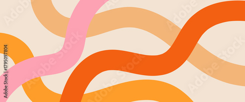 abstract background for summer. Creative concept of summer bright cover, card or poster in minimal style.