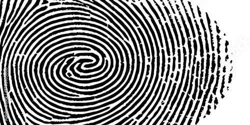 fingerprint background, print, banner. Vector white and black fingerprint texture. fingerprint background, maze, white print. Fingerprint seamless background on square shape.