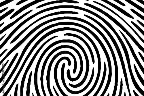fingerprint background, print, banner. Vector white and black fingerprint texture. fingerprint background, maze, white print. Fingerprint seamless background on square shape.