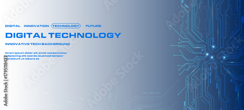 Abstract circuit board background texture of technology, vector illustration