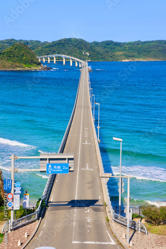 角島大橋・俯瞰（山口県・下関市）