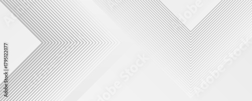 Abstract white and light gray modern soft luxury texture with geometric shape overlap layer. vector