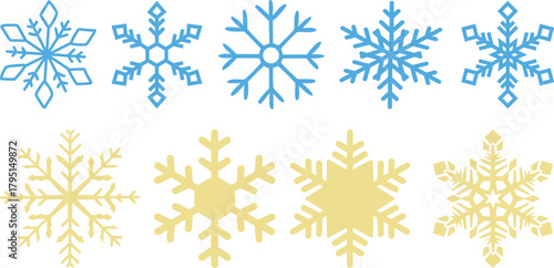 Doodle snowflake. Vector illustration of a snowflake in black and white color.Snowflake Silhouette vector black color and solid white background.Snowflake Silhouette vector black color 