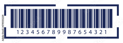 Realistic barcode. Barcode icon. Vector illustration. Barcode icon. Barcode vector icon. Simple fake bar code. Bar code for web design. Barcode isolated barcods icon for selling, Product Barcode Trend