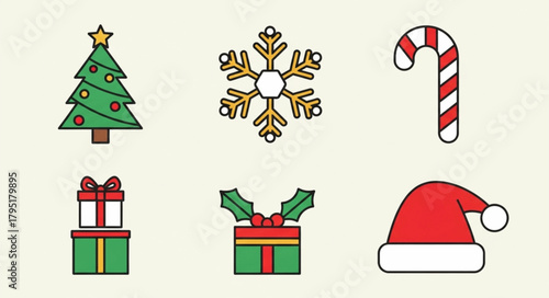 Christmas Icon Set Themes