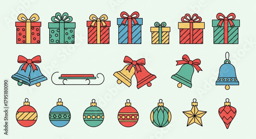 Christmas Icon Set Themes