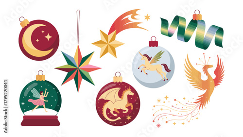 Festive Ornaments of Imagination: A collection of captivating holiday ornaments, each a unique work of art, designed to spread the joy and wonder of the holiday season.