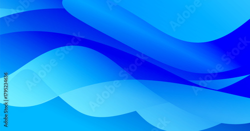 Abstract blue wave background with smooth flowing curves and soft gradient tones. The modern, calming design creates a clean and fluid visual suitable for digital graphics, presentations, websites