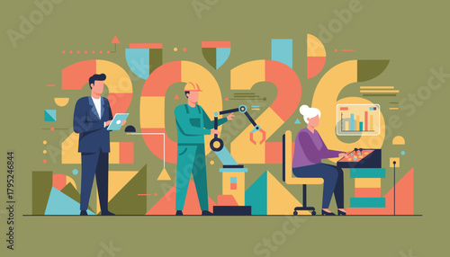 Business leaders manage industrial tech innovation for success in the year 2026