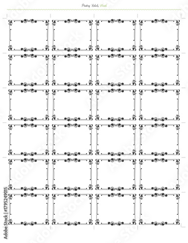 Blank Labels - self-printing  - Etykiety do druku