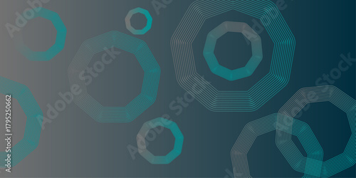 Abstract hexagon lines on gray background. Geometric stripe line art design modern. Abstract technology background. Pixel Pattern. Abstract vector illustration .geometric patterns in soft pastels .