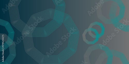 Abstract hexagon lines on gray background. Geometric stripe line art design modern. Abstract technology background. Pixel Pattern. Abstract vector illustration .geometric patterns in soft pastels .