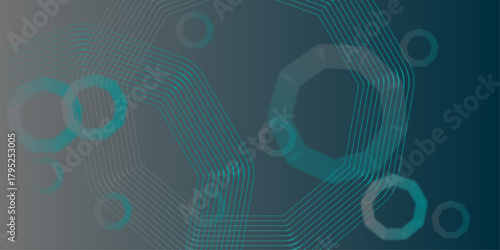 Abstract hexagon lines on gray background. Geometric stripe line art design modern. Abstract technology background. Pixel Pattern. Abstract vector illustration .geometric patterns in soft pastels .