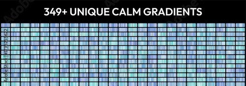 Calm mega gradient pack, 350 serene gradients, soothing color set, peaceful design bundle, tranquil hues collection, relaxed visuals, gentle tones, meditative style, balanced gradient kit, quiet charm