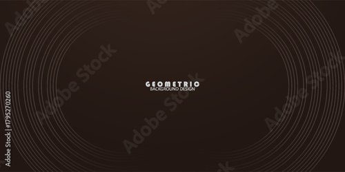 brown background with golden brown circles.luxury mocha mousse fabric. modern background with radiance. Product presentation. poster, website, cover,