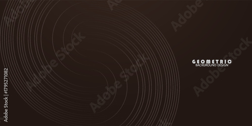 brown background with golden brown circles.luxury mocha mousse fabric. modern background with radiance. Product presentation. simple presentation, web