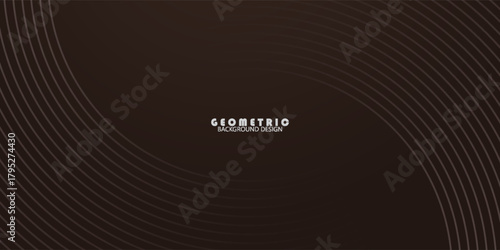 brown background with golden brown circles.luxury mocha mousse fabric. modern background with radiance. Product presentation. vector, modern