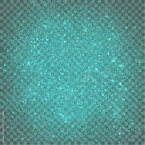 A mesmerizing display of shimmering particles against a transparent backdrop, conveying a sense of enchantment and ethereal beauty. vector illustration