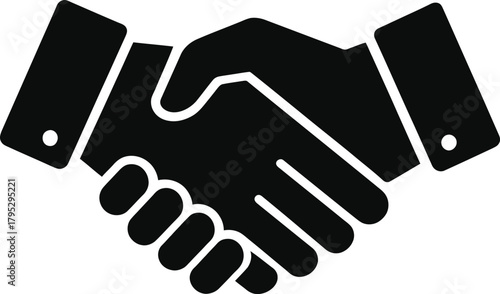 handshake vector icon