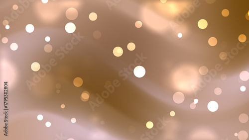 Abstract Luxury Bokeh Background in Warm Golden Beige Tones