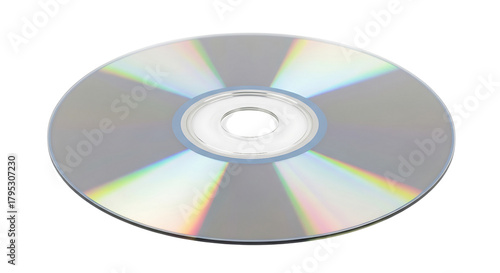 Silver cd or dvd disc