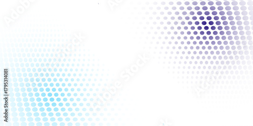 Abstract halftone circle dot pattern on background. Polka dot pattern template Monochrome dotted texture modern seamless. Dots pop art comics with summer background. Vector blot half tone collection.	