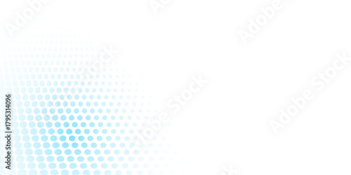 Abstract halftone circle dot pattern on background. Polka dot pattern template Monochrome dotted texture modern seamless. Dots pop art comics with summer background. Vector blot half tone collection.	