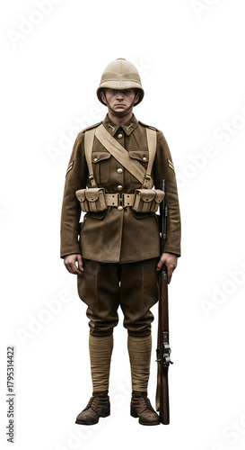 A soldier of the Boer War (British Empire, 1901)