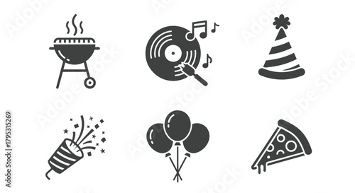 Man with question marks