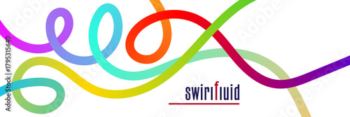Color Flow Swirl Wave Background in Gradient Style for creative layouts, website headers, digital ads, modern branding, and abstract artistic projects.