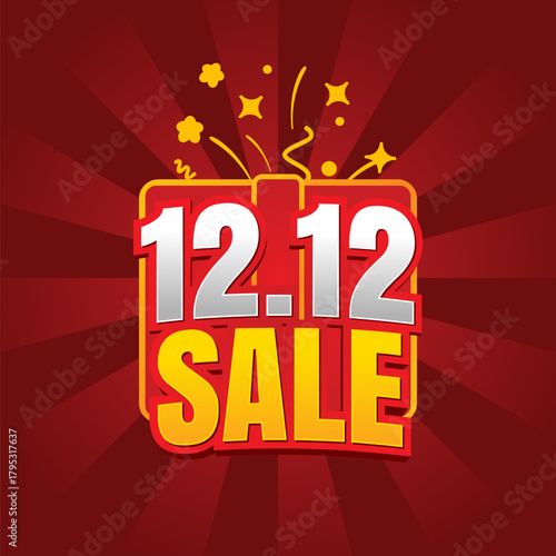 Big 12.12 Sale Event Promotion Banner