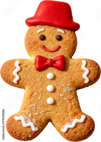 Wallpaper Mural 빨간모자쓴귀여운진저브레드맨쿠키 Torontodigital.ca