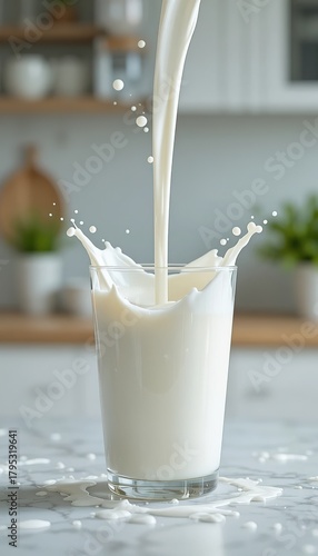 Premium-quality milk splash photography ideal for food blogs, beverage ads, and healthy lifestyle content.