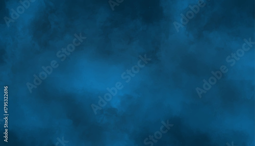 Seamless texture of deep blue fog or hazy night sky. Moody dark and deep blue smoky abstract texture background.